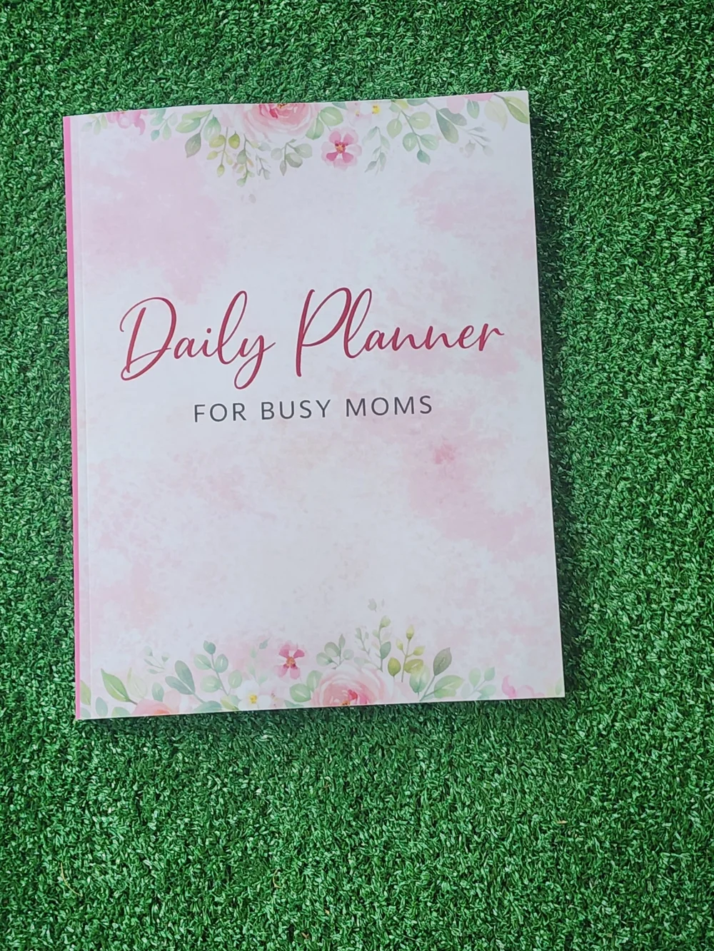 Daily Planner for Busy Moms - Pink Floral